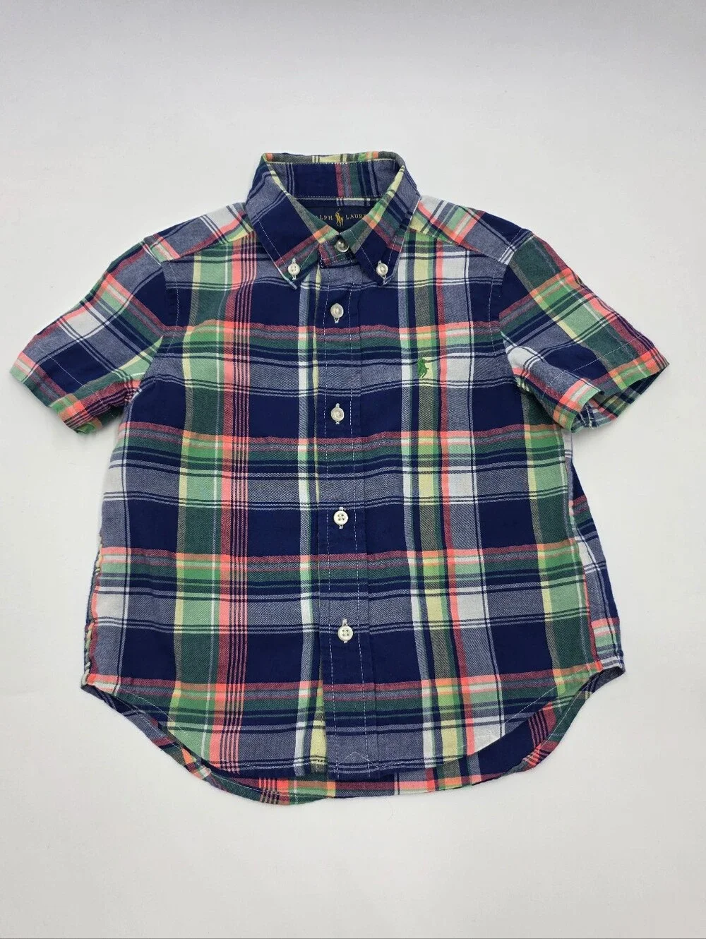 Ralph Lauren boys' short-sleeved button down shirt size 2T